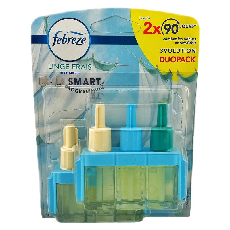 یدک دستگاه خوشبوکننده فبرز رایحه پارچه تمیز حجم 20 میلی لیتر بسته 2 عددی
