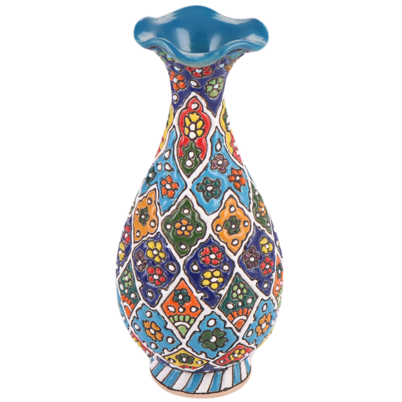 گلدان میناکاری سفالی مدل Ap-100886
