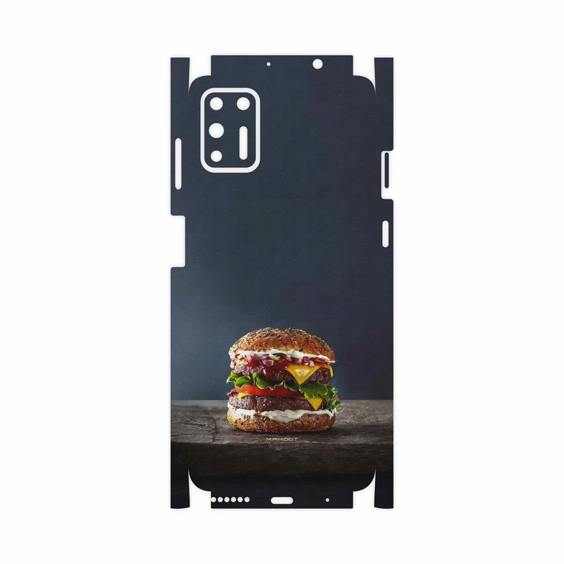 برچسب پوششی ماهوت مدل Hamburger-FullSkin مناسب برای گوشی موبایل موتورولا Moto G9 Plus