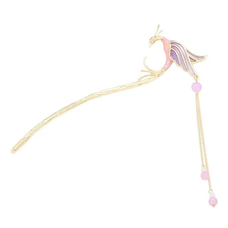 گیره مو زنانه مدل کانزاشی طرح سیمرغ