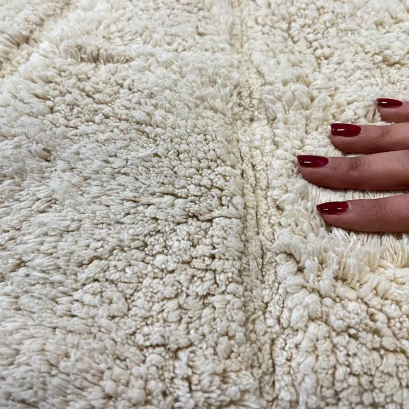 پادری طرح گل گرد سایز 90×90 سانتی متر