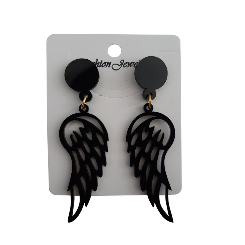 گوشواره زنانه طرح پر کد hach-041