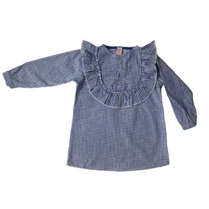 پیراهن دخترانه مدل چهار خونه کد A08