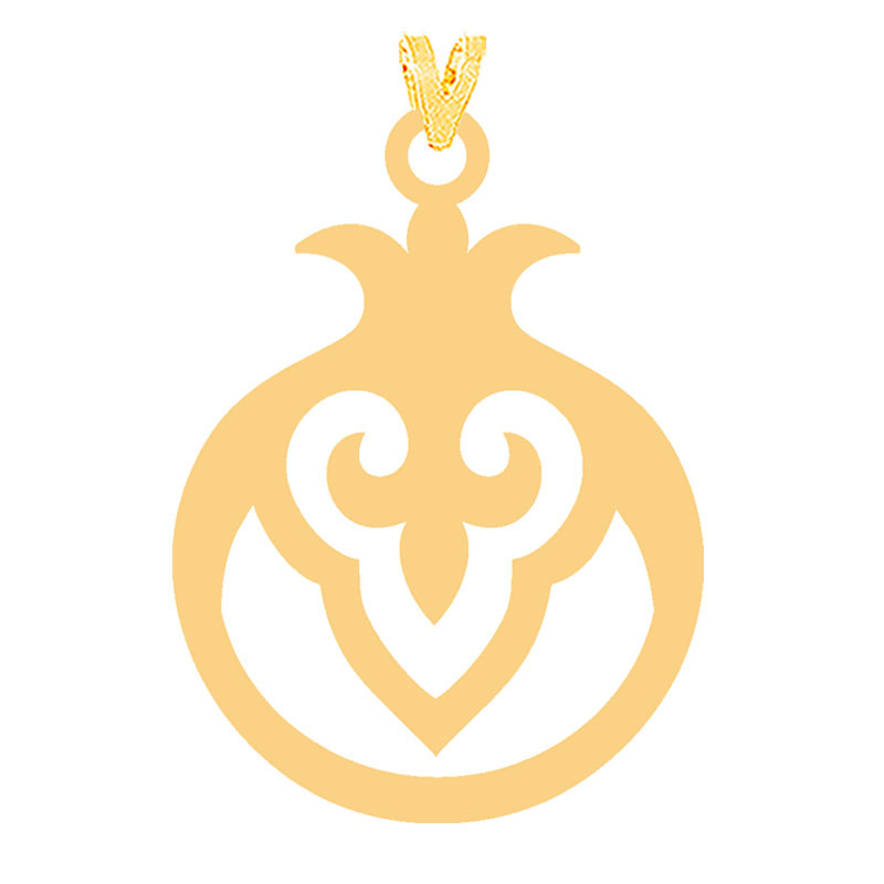 آویز گردنبند طلا 18 عیار زنانه کرابو مدل یلدا Kr31704