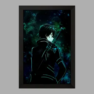 تابلو خندالو مدل انیمه هنر شمشیر زنی آنلاین  کد 12073