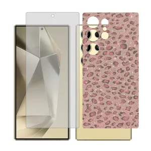 Glass Together model matte screen protector for Samsung Galaxy S23 Ultra mobile phone with back cover sticker