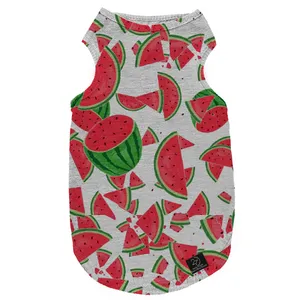 لباس سگ و گربه 27 طرح Slices Watermelon کد MH835 سایز M