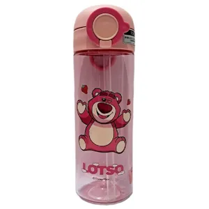 قمقمه کودک مدل LOTSO-ZH15532-2 خرس پشمالو گنجایش 0.56 لیتر