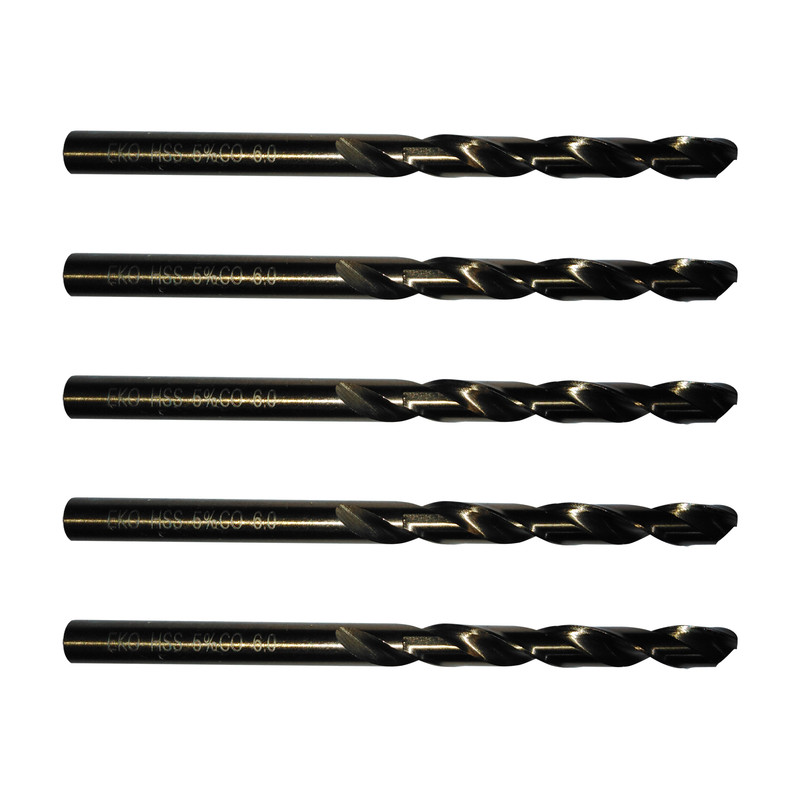 مجموعه 5 عددی مته کبالت اکو مدل Gh-5 سایز 5 میلی متر مجموعه 5 عددی مته کبالت اکو مدل Gh-5 سایز 5 میلی متر