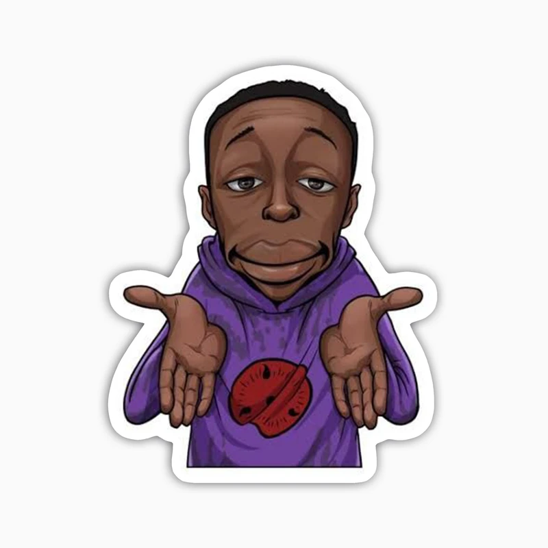 استیکر لپ تاپ و موبایل بووم طرح خابی معروف کد KT88