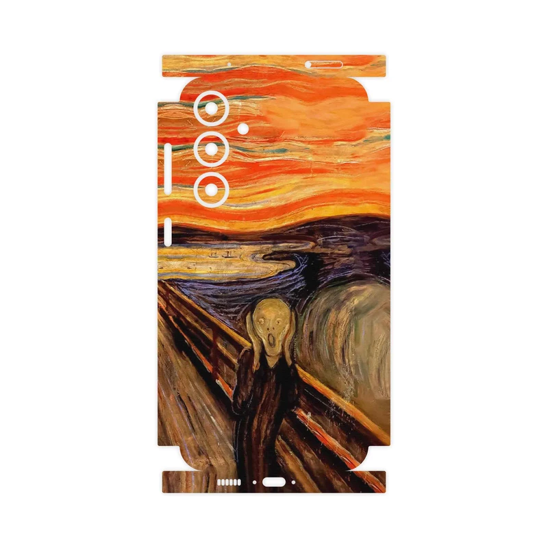 برچسب پوششی ماهوت مدل The Scream of Munch-FullSkin مناسب برای گوشی موبایل سامسونگ Galaxy S23 FE