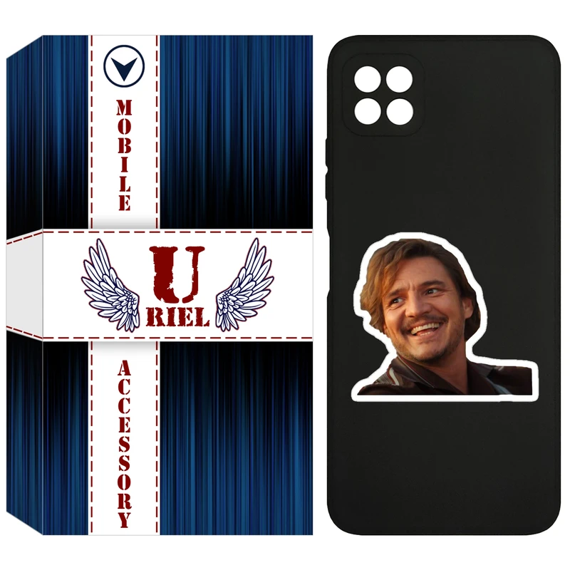 کاور یوریل مدل KSH کد 83 طرح لبخند مناسب برای گوشی موبایل سامسونگ Galaxy A22 5G