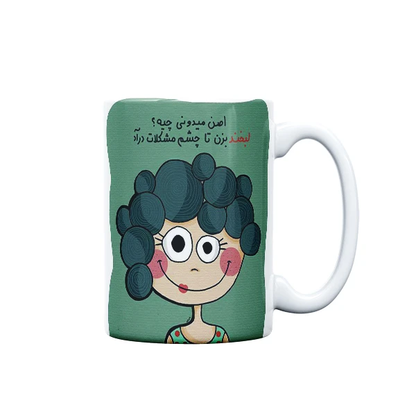 ماگ مدل دخترونه طرح انگیزشی کد 662