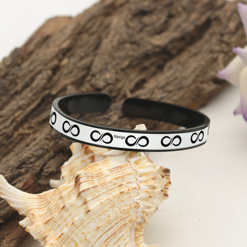 دستبند ناکسیگو طرح بی نهایت مدل BR5549
