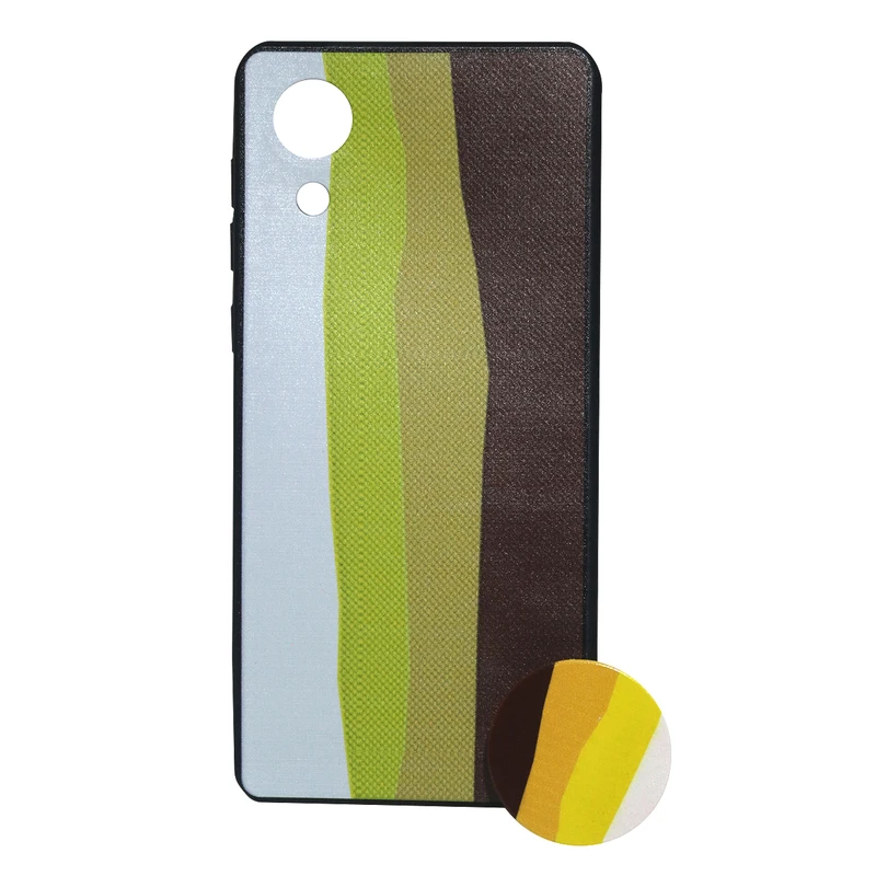 کاور کد 6212 مناسب برای گوشی موبایل سامسونگ GALAXY A03 CORE به همراه پایه نگهدارنده