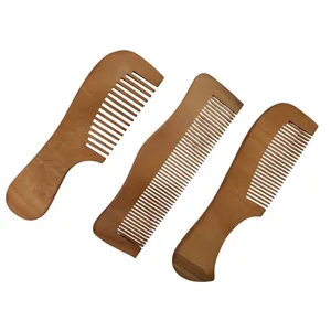 شانه مو مدل چوبی بسته ۳ عددی