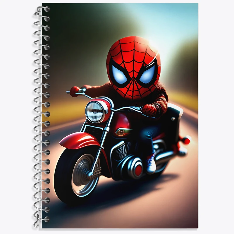 دفتر نت موسیقی 50 برگ خندالو طرح مرد عنکبوتی (Spider Man) کد F6932