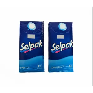 دستمال کاغذی جیبی  10 برگ سلپک مدل super soft بسته 2 عددی