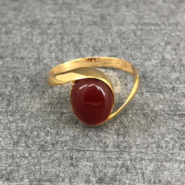 انگشتر طلا 18 عیار زنانه دوست خوب مدل dk344