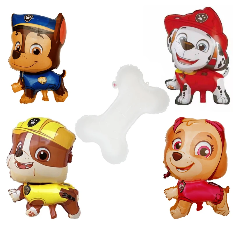 بادکنک فویلی مدل سگ های نگهبان و استخوان کد DB22 مجموعه 5 عددی