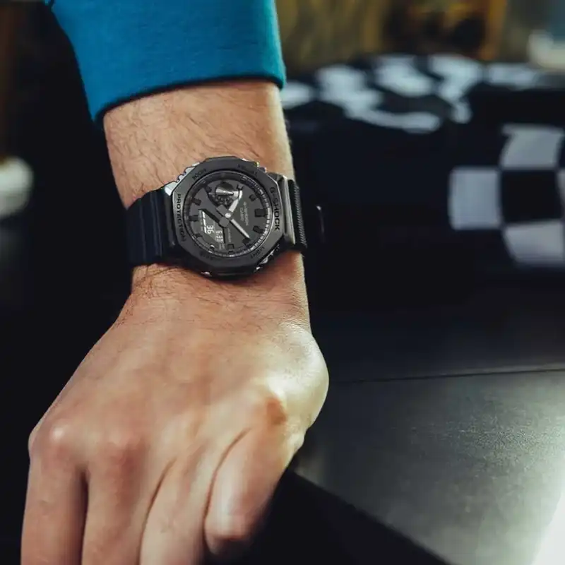 ساعت مچی عقربه‌ای مردانه کاسیو مدل GM-2100BB-1ADR