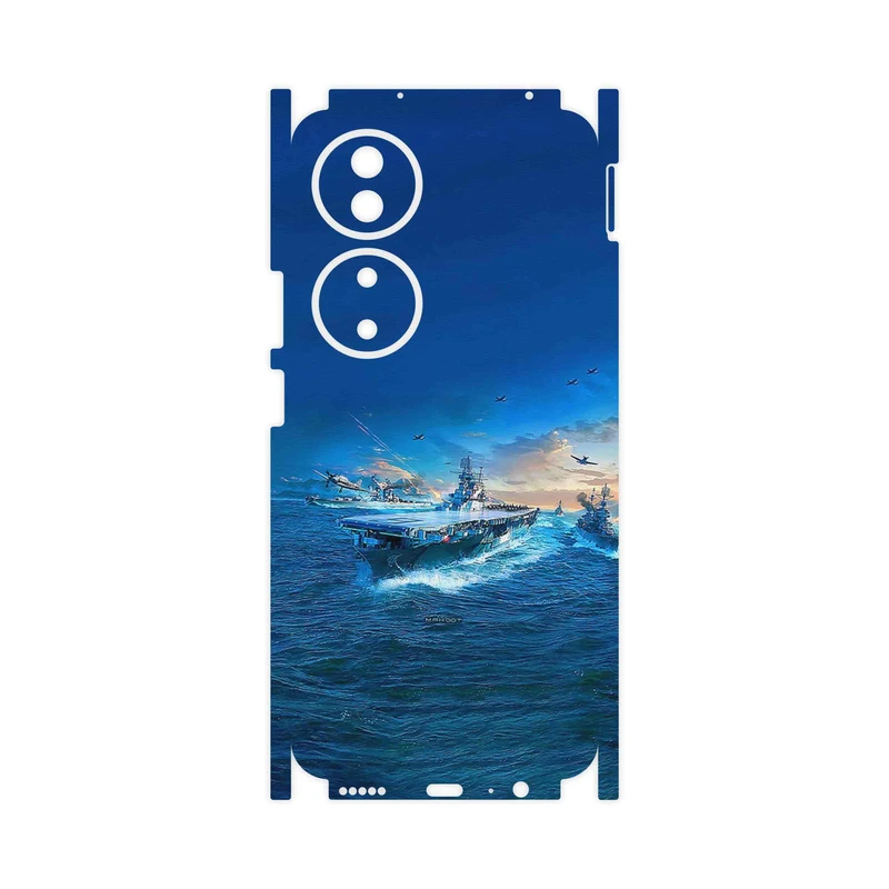 برچسب پوششی ماهوت مدل Warship-FullSkin مناسب برای گوشی موبایل آنر X7b
