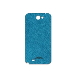 MAHOOT Blue-Leather Cover Sticker for Samsung Galaxy Note 2