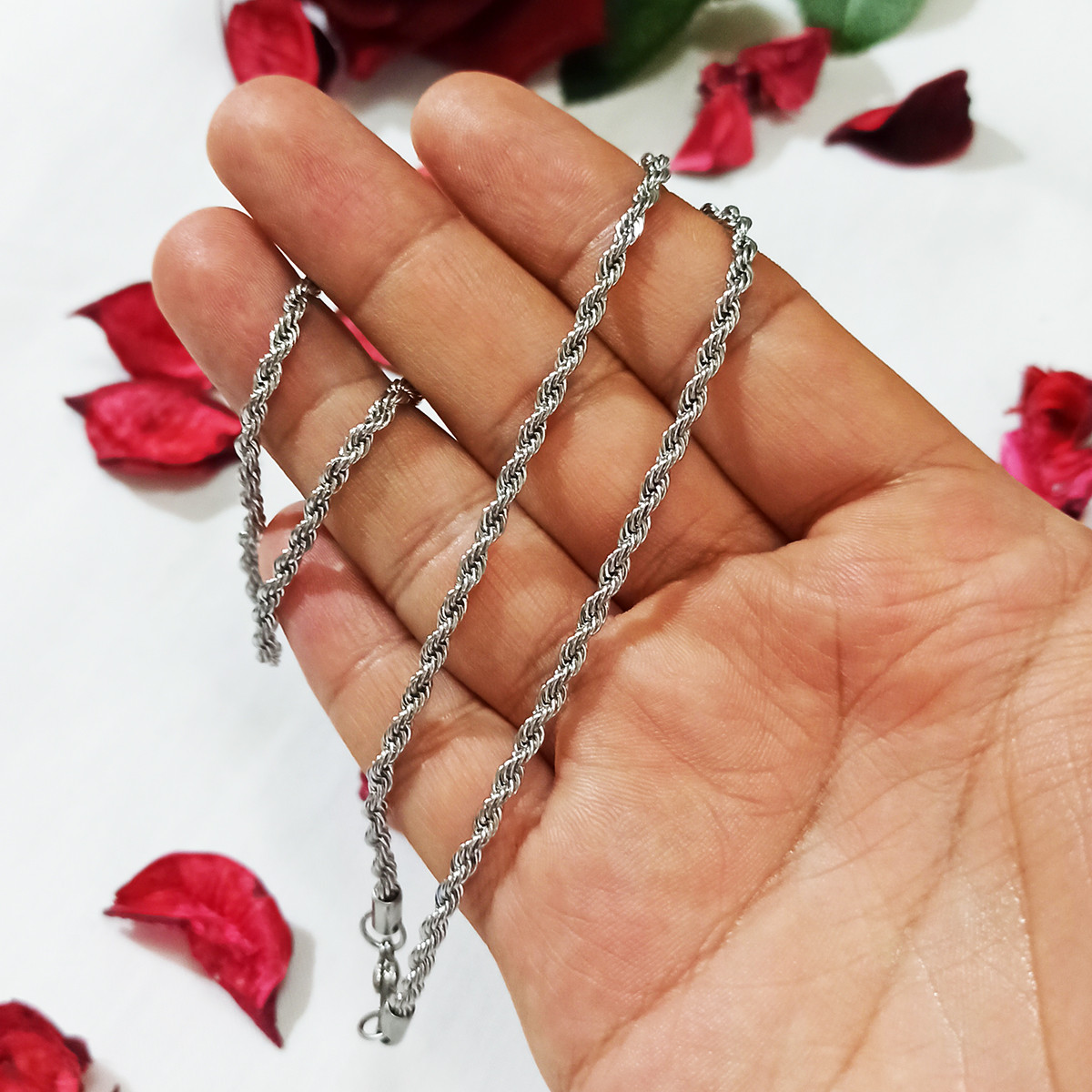 زنجیر مردانه سلین کالا مدل استیل کد ce-As13