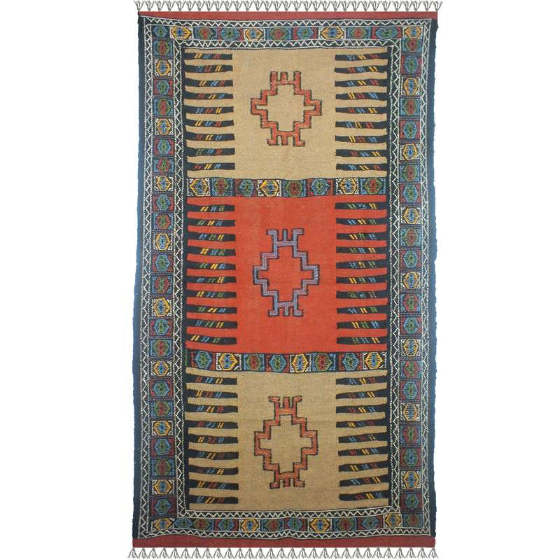 گلیم دستبافت دو متری مدل قوچان کد ghch 29027