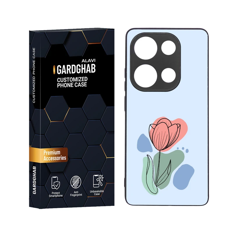 کاور گارد قاب علوی مدل دور ژله ای مناسب برای گوشی موبایل شیائومی Redmi Note 13 Pro 4G