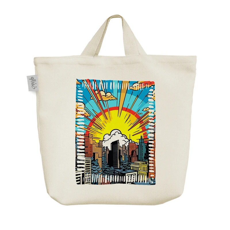 ساک خرید خندالو مدل انفجار در شهر کد 8419