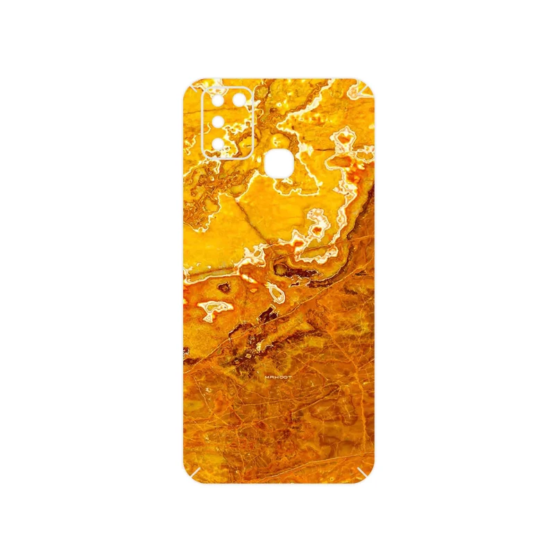 برچسب پوششی ماهوت مدل Gold Marble مناسب برای گوشی موبایل اینفینیکس Smart 6 X657B