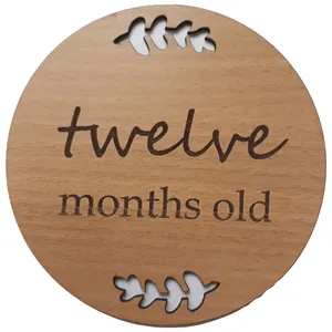 استیکر چوبی کودک مدل دوازده ماهگی