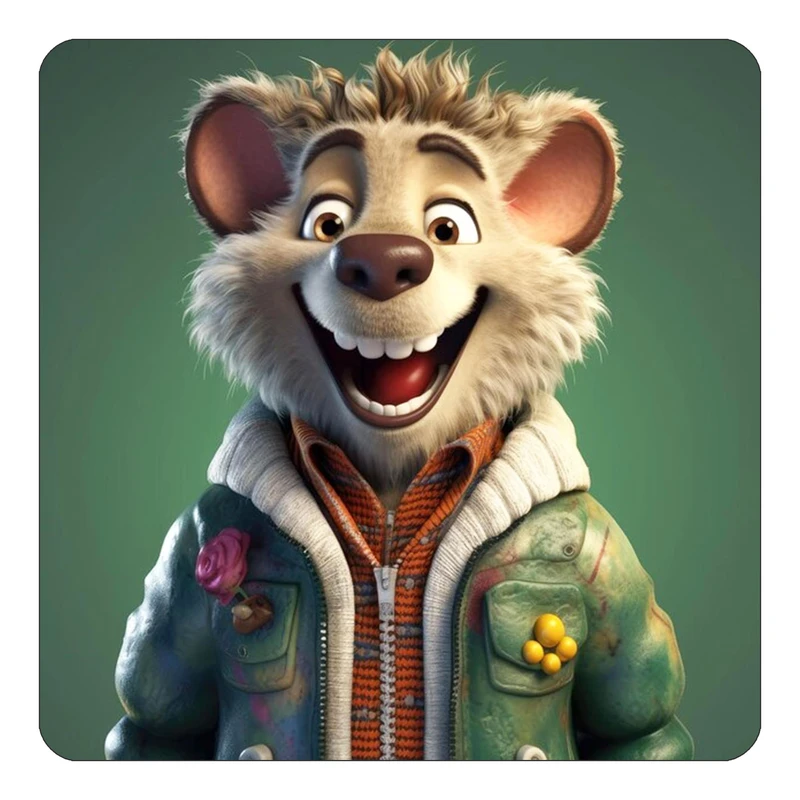 مگنت کاکتی طرح حیوانات کارتونی مدل mp27142