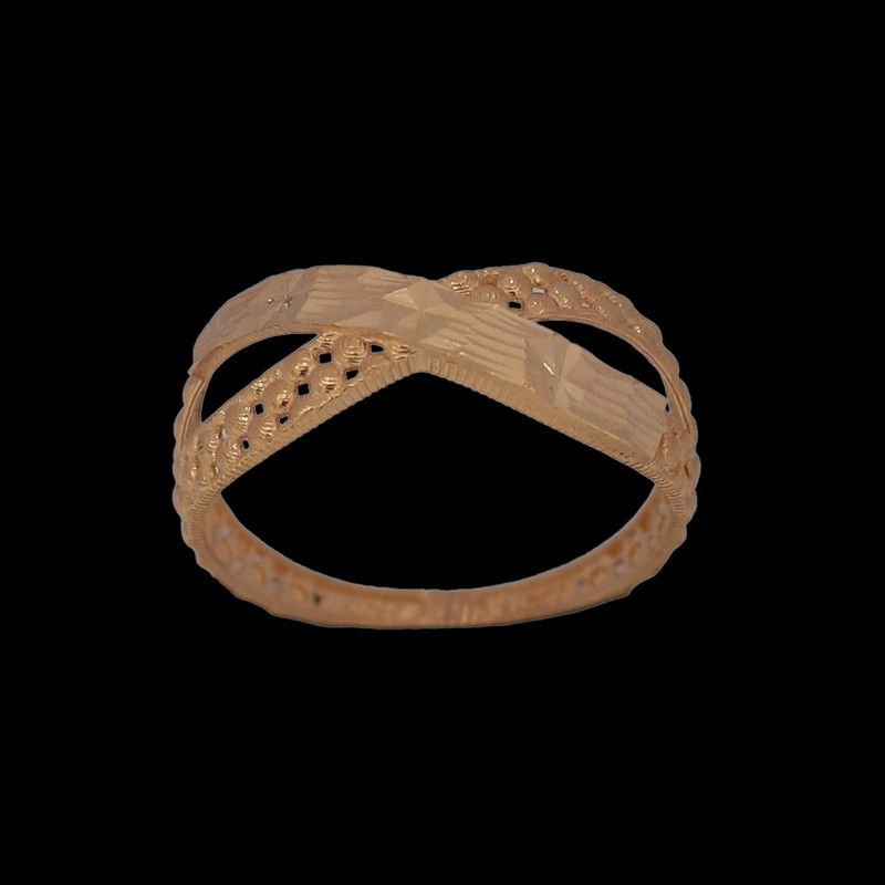 انگشتر طلا کم اجرت 18 عیار زنانه ناریا مدل ایوا  کد AB-20-32 سایز 53