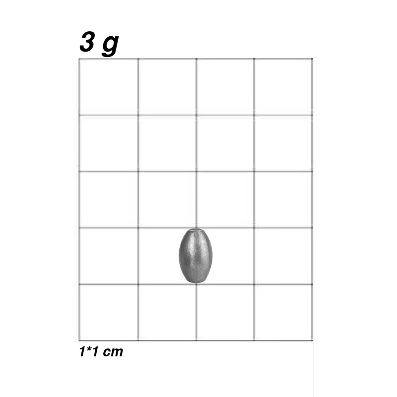 عکس شماره 5 : سرب ماهیگیری کد 3 بسته 10 عددی