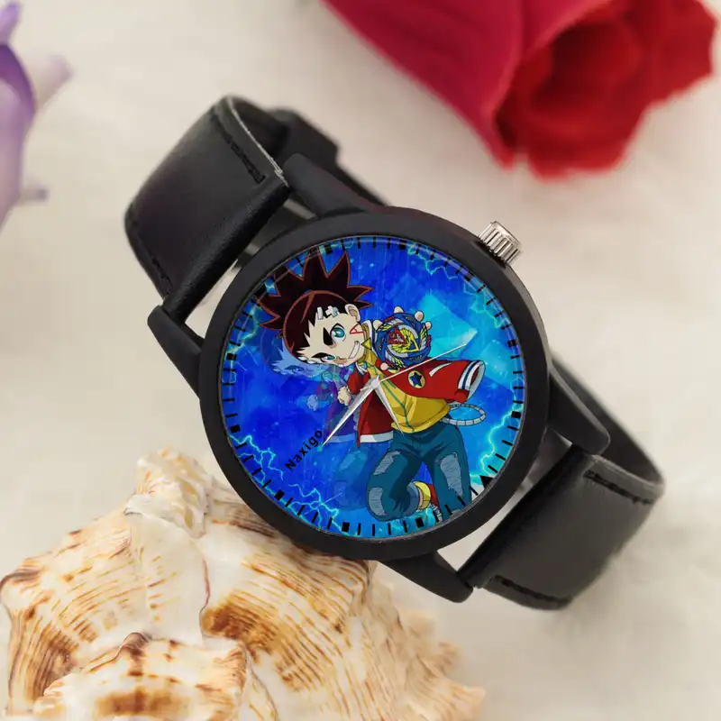 ساعت مچی عقربه ای ناکسیگو مدل فرفره های انفجاری کد LF13243