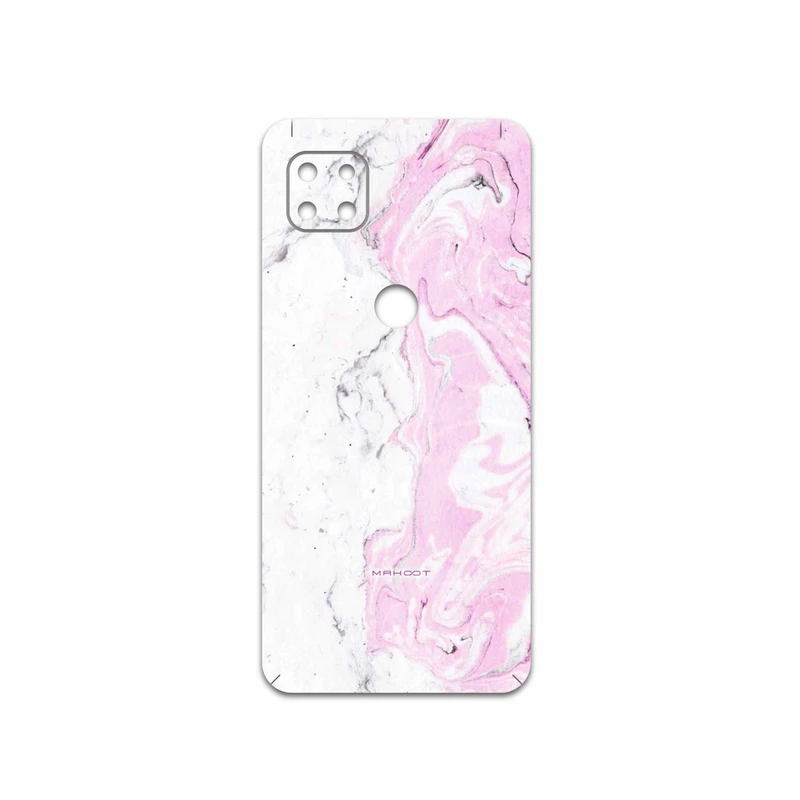 برچسب پوششی ماهوت مدل Blanco-Pink-Marble مناسب برای گوشی موبایل موتورولا MOTO G 5G