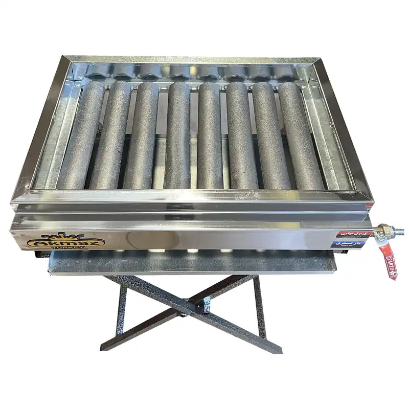 باربیکیو آکماز مدل 8 شعله پایه دار پرفکت