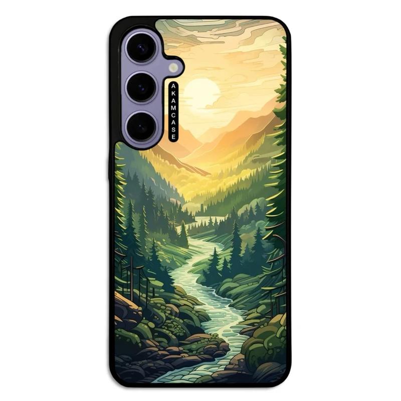 کاور آکام مدل AMC-WSGS24P-NATURE-4 مناسب برای گوشی موبایل سامسونگ Galaxy S24 Plus