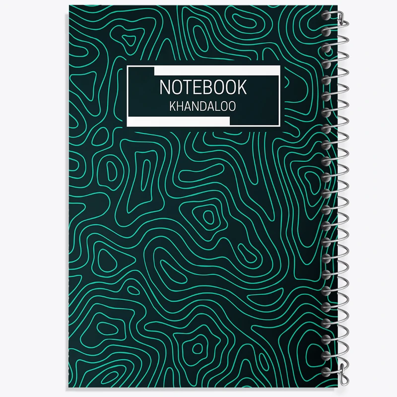 دفتر مشق 50 برگ خندالو طرح پترن کد N343