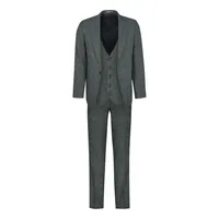 ست کت و شلوار و جلیقه مردانه آریوان مدل پرنس دوگال کد s011