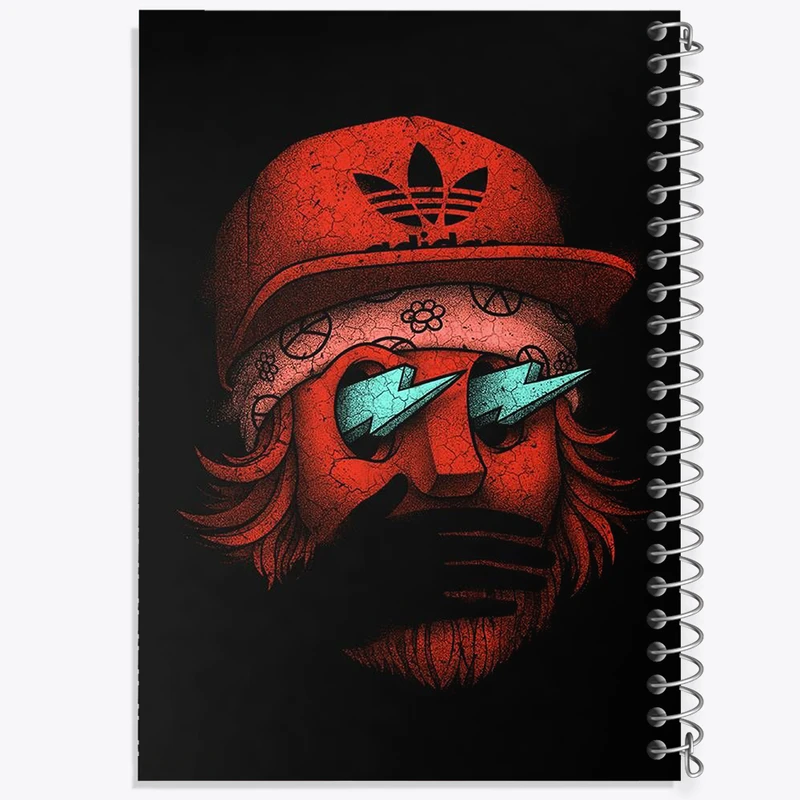 دفتر مشق 50 برگ خندالو طرح آدیداس (Adidas) کد 36952
