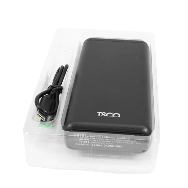 عکس شماره 14 : پاوربانک 22.5 وات تسکو مدل tp881 ظرفیت 20000 میلی آمپر ساعت