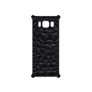 MAHOOT Black-Crocodile-Leather Cover Sticker for Samsung Galaxy S8 Active