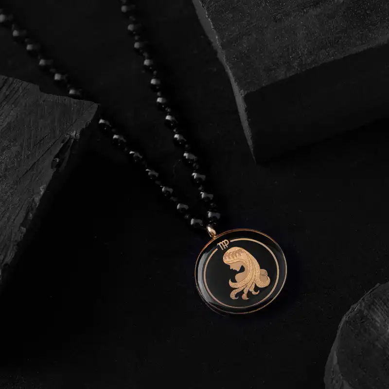 گردنبند زرسام مدل ماه شهریور کد 10006952