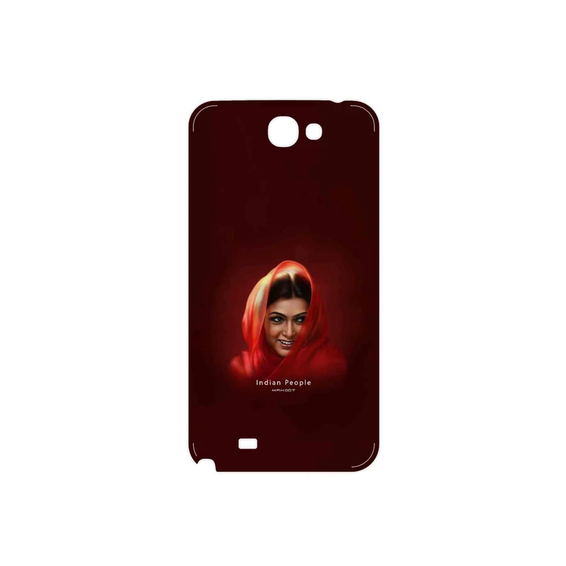 برچسب پوششی ماهوت مدل Portrait of an Indian Woman مناسب برای گوشی موبایل سامسونگ Galaxy Note 2