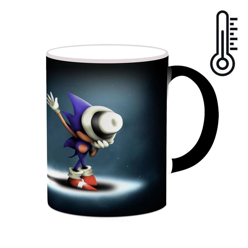 ماگ حرارتی کاکتی مدل بازی سونیک Sonic The Hedgehog کد mgh30222