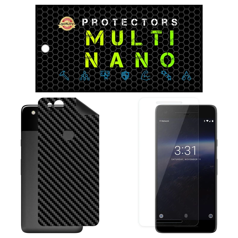 محافظ صفحه نمایش مولتی نانو مدل X-SFC مناسب برای گوشی موبایل گوگل Pixel 2 به همراه برچسب پوششی