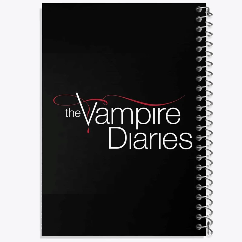 دفتر شطرنجی 50 برگ خندالو طرح خاطرات یک خون آشام The Vampire Diaries کد 20245